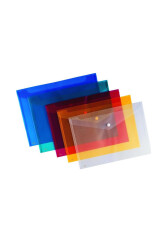 Abka Çıtçıtlı A4 Şeffaf Dosya - Abka