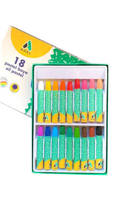 Adel 18 Renk Köşeli Pastel Boya 857 - 2