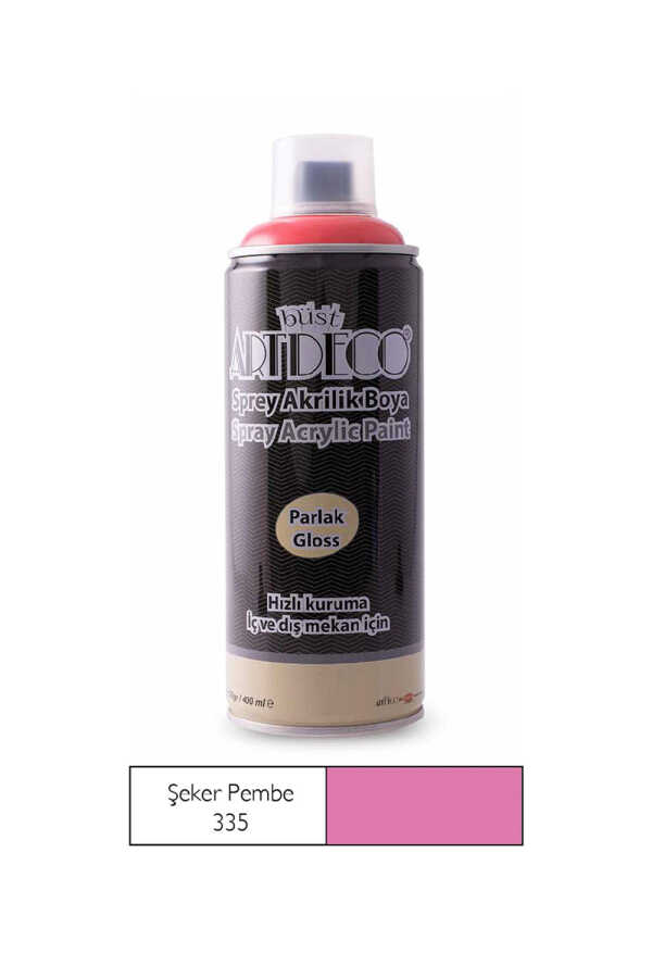 Artdeco Şeker Pembe Sprey Akrilik Boya 400 Ml