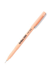 Artline 200N Fine Keçeli Yazım ve Çizim Kalemi 0.4 mm Kayısı - 2