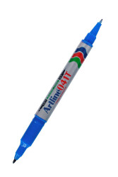 Artline Çift Uçlu Mavi Permanent Kalıcı Koli Kalemi Ek-041 - Artline