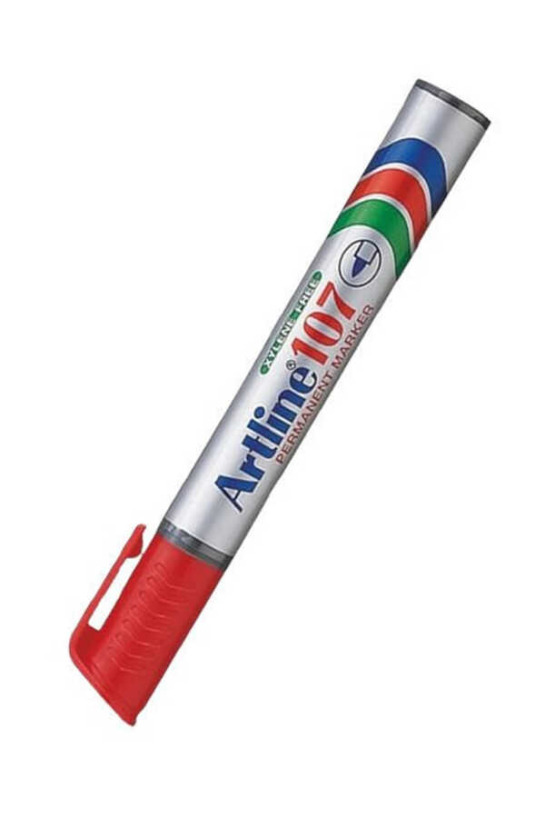 Artline Kırmızı Permanent Kalıcı Koli Kalemi Ek-107