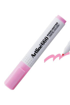 Artline Pembe Pastel Fosforlu Kalem Ek-660 - 1