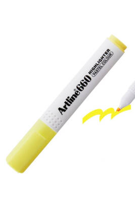 Artline Sarı Pastel Fosforlu Kalem Ek-660 - 1