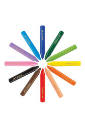 BIC JUMBO 12 RENK ÜÇGEN MUM BOYA - 2