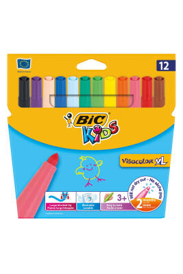 BIC KID XL 12Lİ JUMBO KEÇELİ KALEM - 1