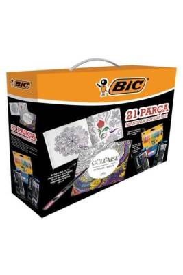 Bic Mandala Boyama Seti 21 Parça - 1