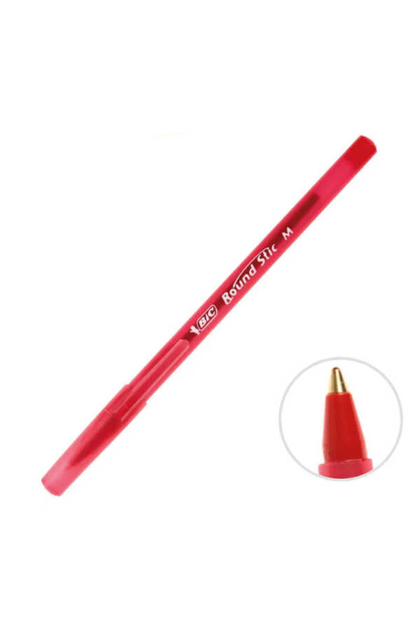 Bic Round Stıc Kırmızı Tükenmez Kalem 