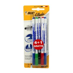 Bic Çocuk Tahta Kalemi 4+1 Karışık Renk Velleda 1721 - BIC