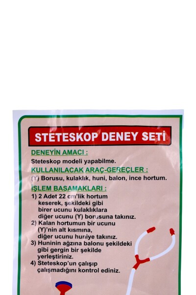 Bilgi Steteskop Deney Seti - 1