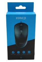 Bingji X2 Kablolu Mouse Siyah - 1