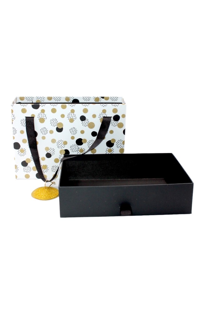 Black White Gold Gıft Bx6894-2 260 X 180 X 65 2 Nolu Kutu