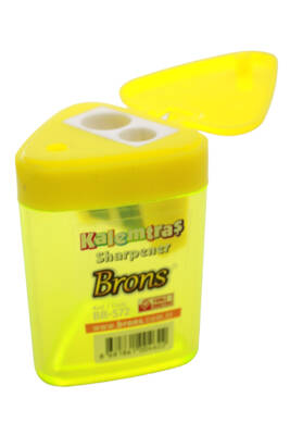 Brons Üçgen Hazneli Kalemtıraş Br-572 - 14
