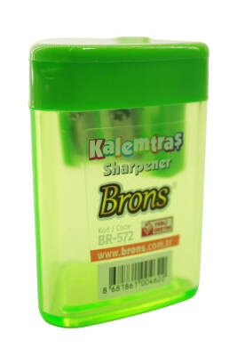 Brons Üçgen Hazneli Kalemtıraş Br-572 - 5