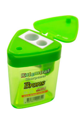 Brons Üçgen Hazneli Kalemtıraş Br-572 - 6