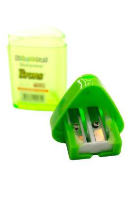 Brons Üçgen Hazneli Kalemtıraş Br-572 - 7