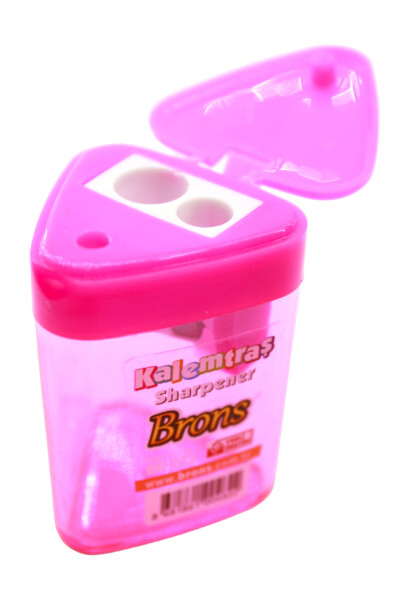 Brons Üçgen Hazneli Kalemtıraş Br-572 - 2