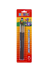 Brons 3'lü Suluboya Fırça Seti - 1 Br-673 - Brons