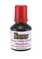 Brons Tahta Kalemi Mürekkebi Kırmızı 30 cc Br-352 - Brons