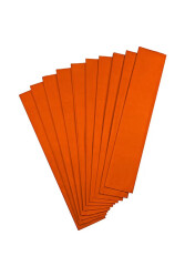 Bu-Bu Krapon Kağıdı 10'lu Turuncu Renk - Bu-Bu