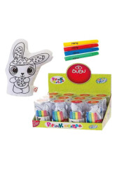 Bubu Pufidik Dostlar + 4 Adet Keçeli Kalem Bubu00068 - Bu-Bu