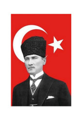 Buket Atatürklü Bayrak 70 x 105 cm Btk-141 - Buket