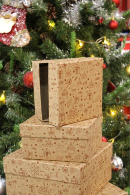 Candy Kare Hediye Kutusu 145 x 145 x 85 mm - 2