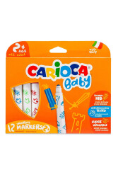 Carioca 42815 Jumbo Bebek Keçeli Kalem 6'lı - 2
