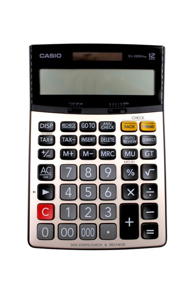 Casio Dj-220-D PLUS 12 Hane Masa Tipi Hesap Makinesi - 3