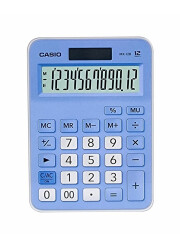 Casio 12 Hane Mavi Hesap Makinesi Ms-20Uc-Bu 12 - Casio