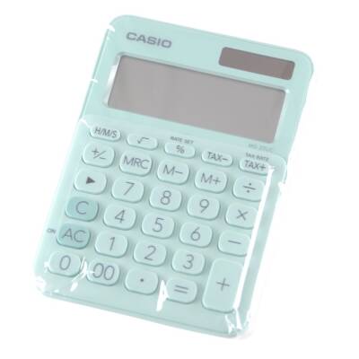 Casio 12 Hane Turkuaz Hesap Makinesi Ms-20Uc-Gn 12 - 1