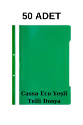 Yeşil Telli Dosya 50'li Paket - Kırtasiye Ofisi
