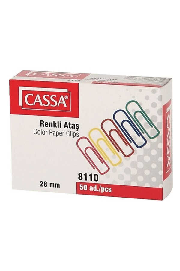 Cassa Renkli Ataş 28 Mm Kod:8110