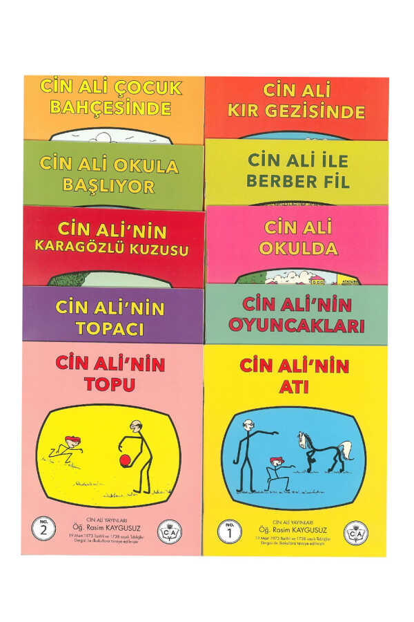 Cin Ali Hikaye Kitapları 10 Luk Set