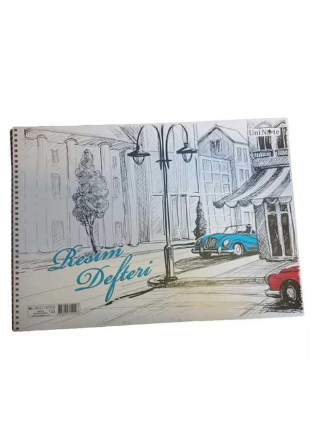 Çınar Spiralli Resim Defteri 15 Yaprak 24 X 34 Cm 