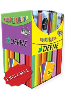 Defne Fon Kartonu 50 x 70 cm 10'lu Karışık Rulo - 2