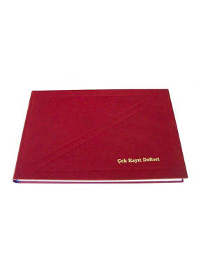Dilman 96 Yaprak Çek Kayıt Defteri 17 x 24 cm - 1