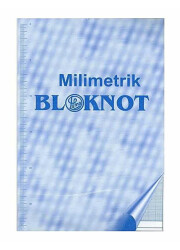 Dilman A4 Milimetrik Mavi Bloknot - 1