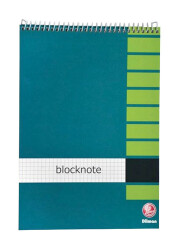 Dilman A4 Spiralli Bloknot 40 Yaprak Kareli - Dilman