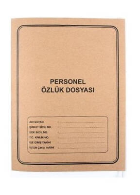 Dilman Personel Özlük Dosyası Askılı 4'lü Dosya - 1