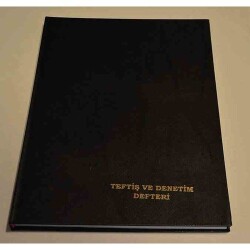 Dilman Teftiş Defteri Okul 96 Yaprak - Dilman