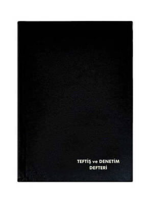 Dilman Teftiş ve Denetim Defteri Ciltli 96 Yaprak - 1