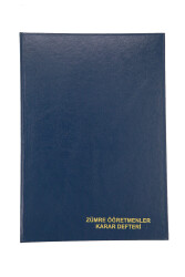 Dilman Zümre Öğretmenler Kurul Karar Ciltli 96 Yaprak - Dilman