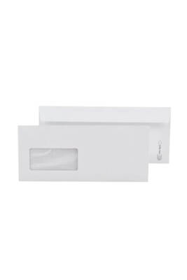 Diplomat Silikonlu Pencereli 110 gr Zarf 100'lü Paket 105 x 240 mm - 1