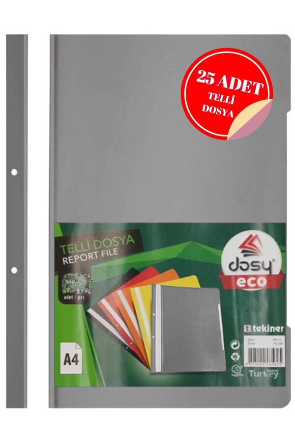Dosy Telli Dosya Gri 25