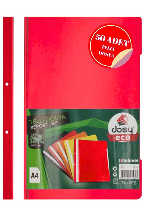 Dosy Telli Dosya Kırmızı 50