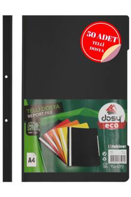 Dosy Telli Dosya Siyah 50'li Paket - 5