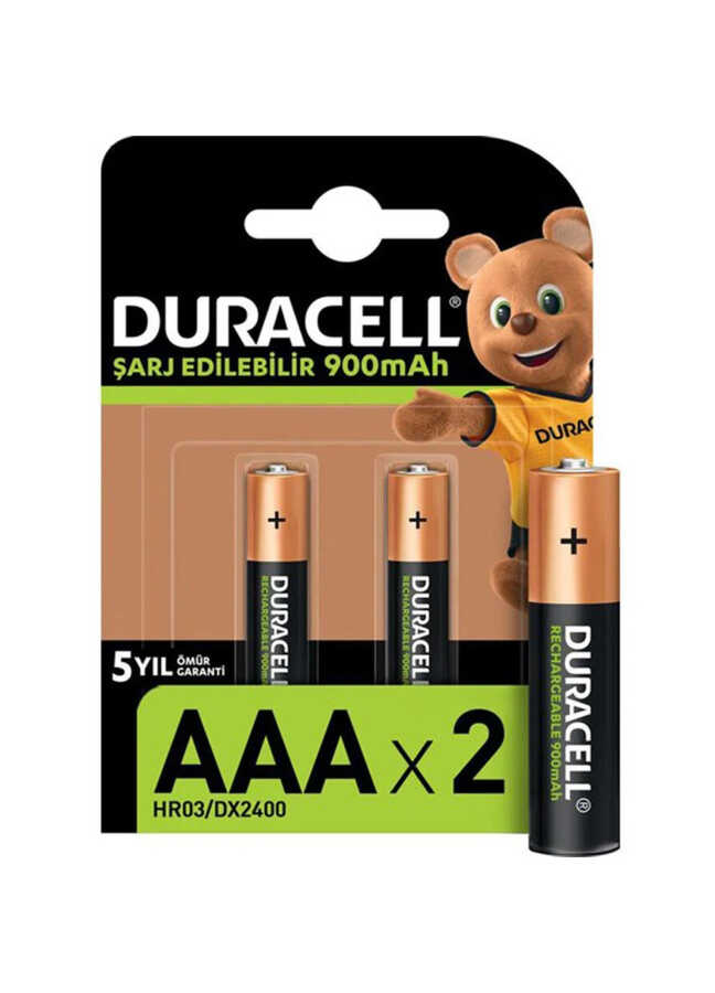 Duracell Şarjlı 900 Mah Aaa İnce Pil 2