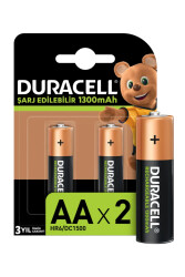 Duracell Şarjlı Kalem Pil 1300 Mah Aa 2'li Paket - Duracell