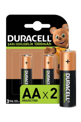 Duracell Şarjlı Kalem Pil 1300 Mah Aa 2'li Paket - 1